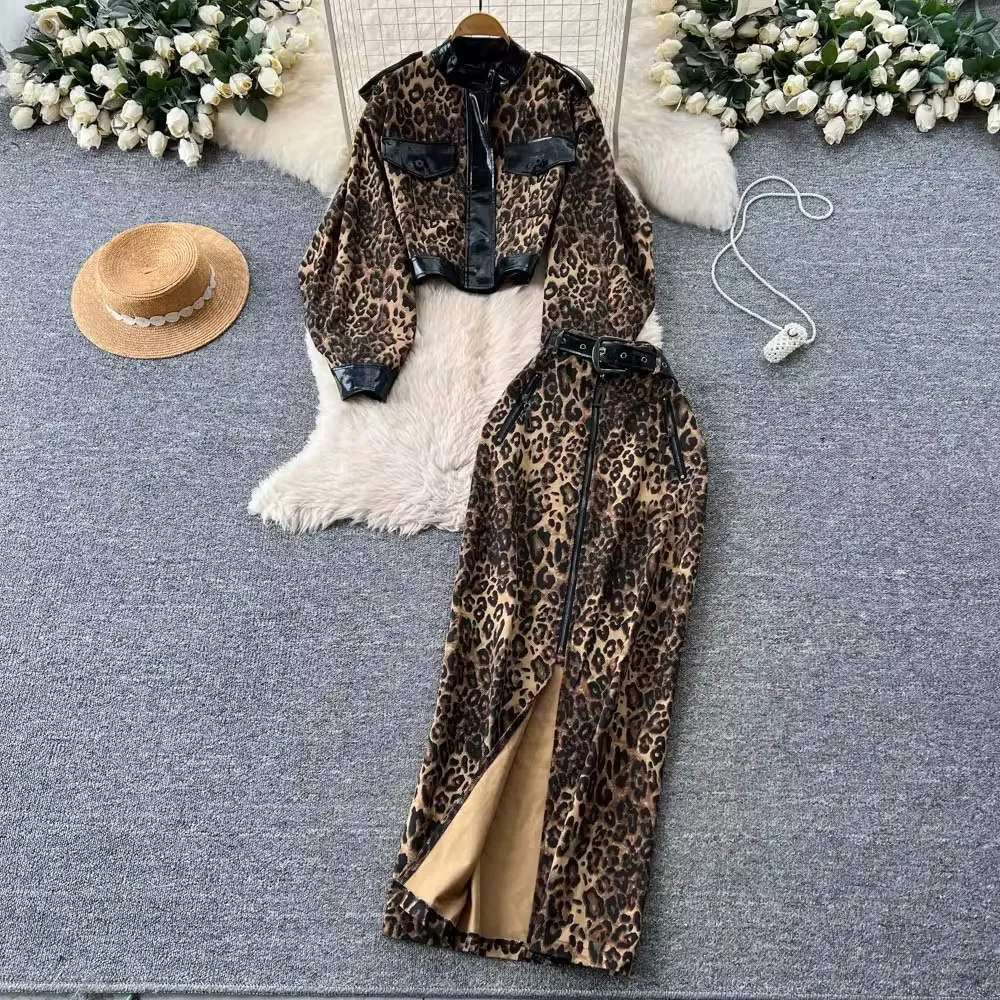Conjunto Chic Dos Piezas (S, Con estampado)